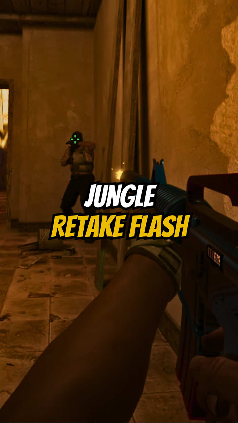 JUNGLE RETAKE FLASH ON MIRAGE #COUNTERSTRIKE #CS2 