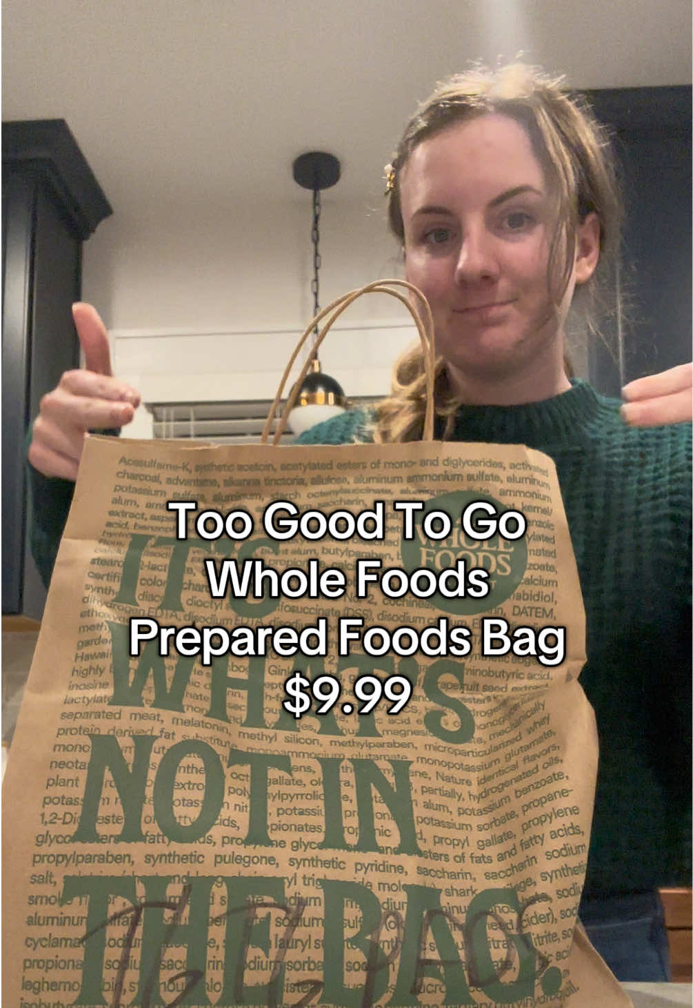 it's chewsday innit HOW TO DO THIS: Download the Too good to go app to see what options are available in your area. The concept of Too good to go is to reduce food waste so most of the items will be at their sell by date and potentially after. If this bothers you please do not use this app.  If you click the store that you’re wanting to get a bag from and they are not available it should tell you the time to check back for when they upload the next bags. If you look at your map and there’s nothing there, make sure to filter for sold out to show the bags that are not currently available. As they mention in the descriptions on the app, variety is not guaranteed. What they put in the bag is what they have left over that night so there is a chance that you will get multiples of stuff. If you are a picky eater, this is not for you. Whole Foods specifically values their bags at the original price. Don’t get one and expect to get fresh food and a wide variety. You can only pick up in the time that it is listed for pick up if you come before or after you cannot get the bag.  Make sure to pay attention to ratings if there’s anything under a 4.5 or even a 4 star maybe don’t go to that one especially if you’re prone to complaining. Moral of the story don’t be upset if you don’t get exactly what you want and it’s stuff you don’t like. If you’re that picky just go to a restaurant.  #toogoodtogo #toogoodtogobag #toogoodtogohaul #tgtg #wholefoods 