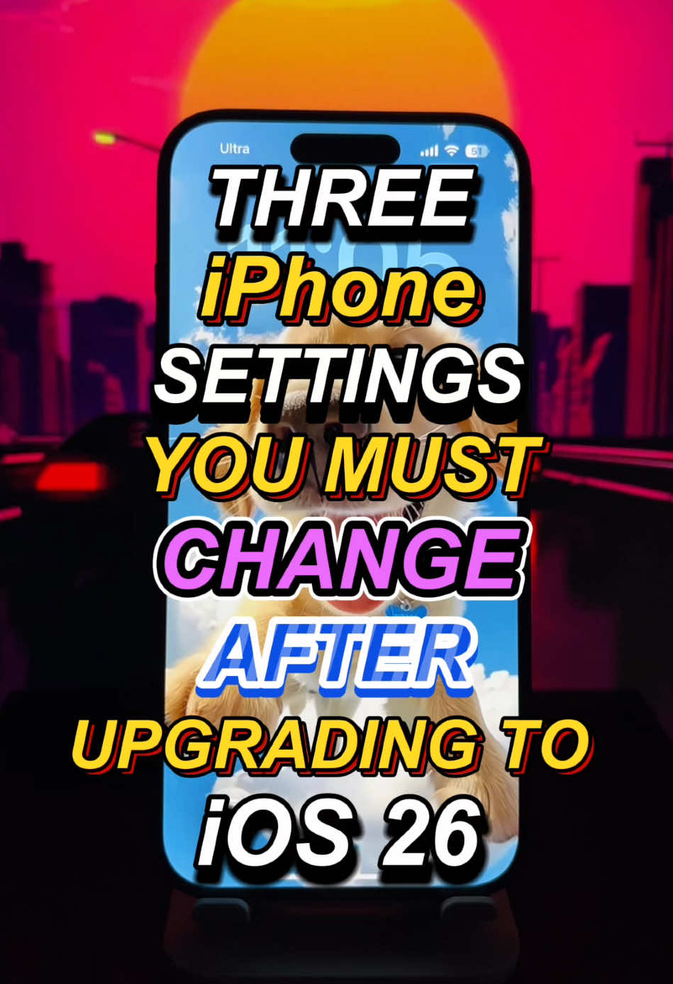 Here’s three iPhone settings you must change after upgrading to iOS26!#iphone #iphonetips #iphonetipsandtricks #iphonetricks #phone #iOS #techtok 