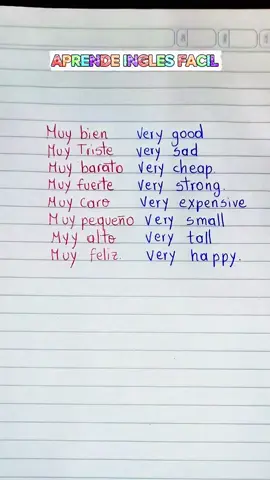 APRENDE INGLES ✍️🔱 #aprenderingles #frases #viral #aprende #ingles 