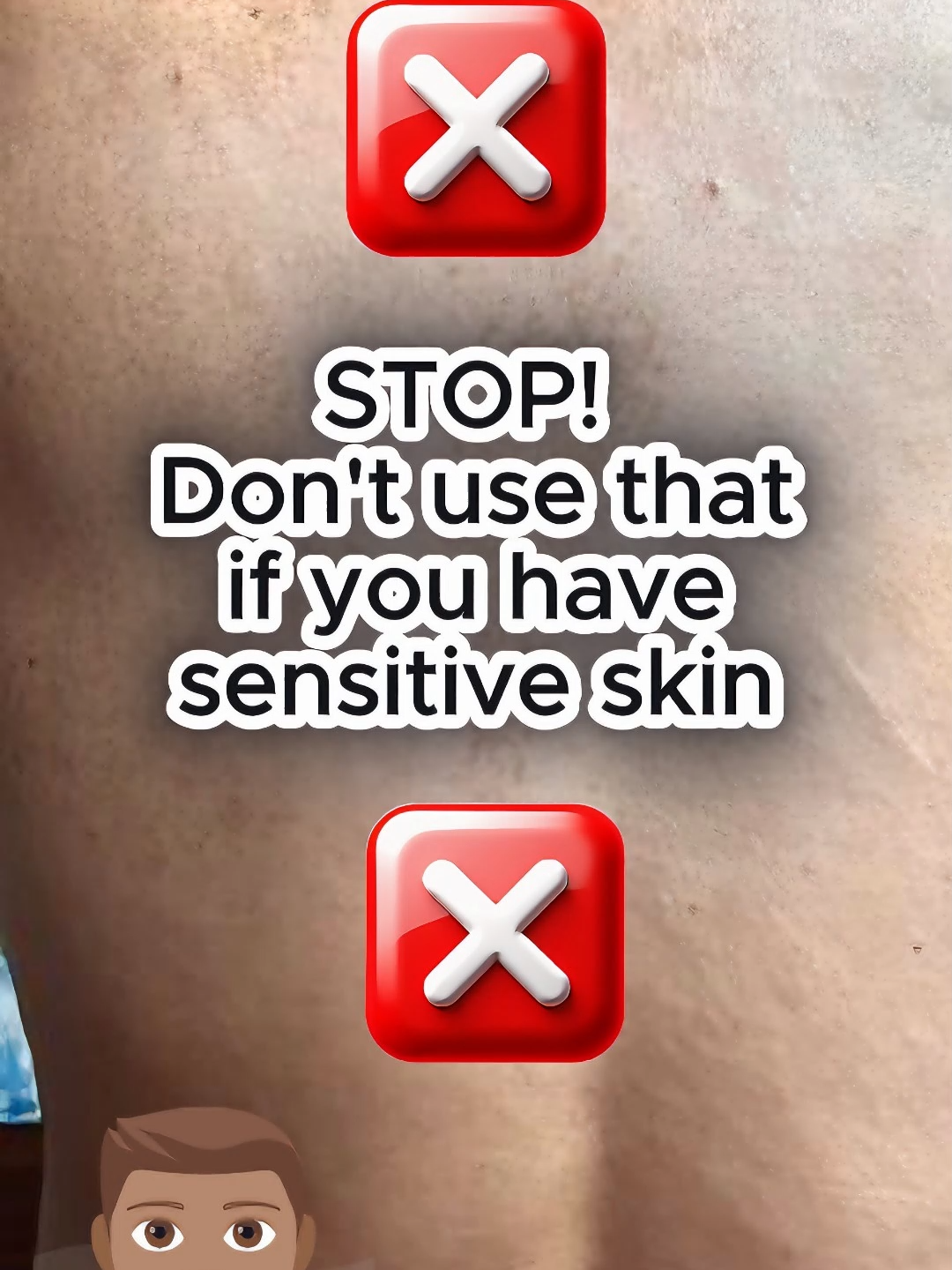 STOP! Don't use that if you have sensitive skin 👀 #SOMEBYMI #bodywash #bodyacne #bodycareproducts #showerroutine