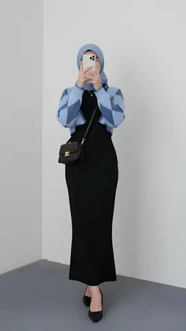 #oneset #onesetwanita #onesetkekinian #cardigan #dress 