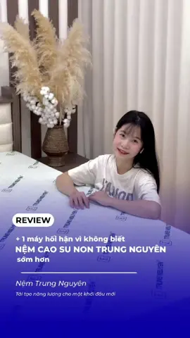 Nệm cao su non Trung Nguyên - Giấc ngủ êm ái, khởi đầu ngày mới trọn vẹn#nem #nemcaosunon #nemcaosu #demcaosunon #dem 