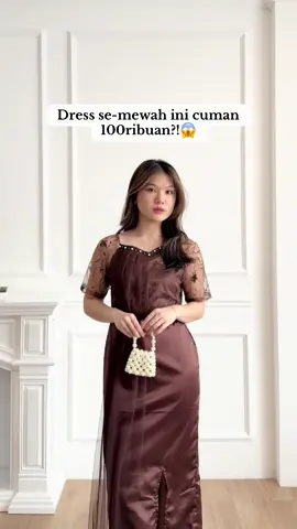 Natal Tahun ini pada pakai dress warna apa nih?🎄 mahogany cakep sihhh - #dressgereja #dressnatal #dresspesta #dresskondangan #dresssatin 