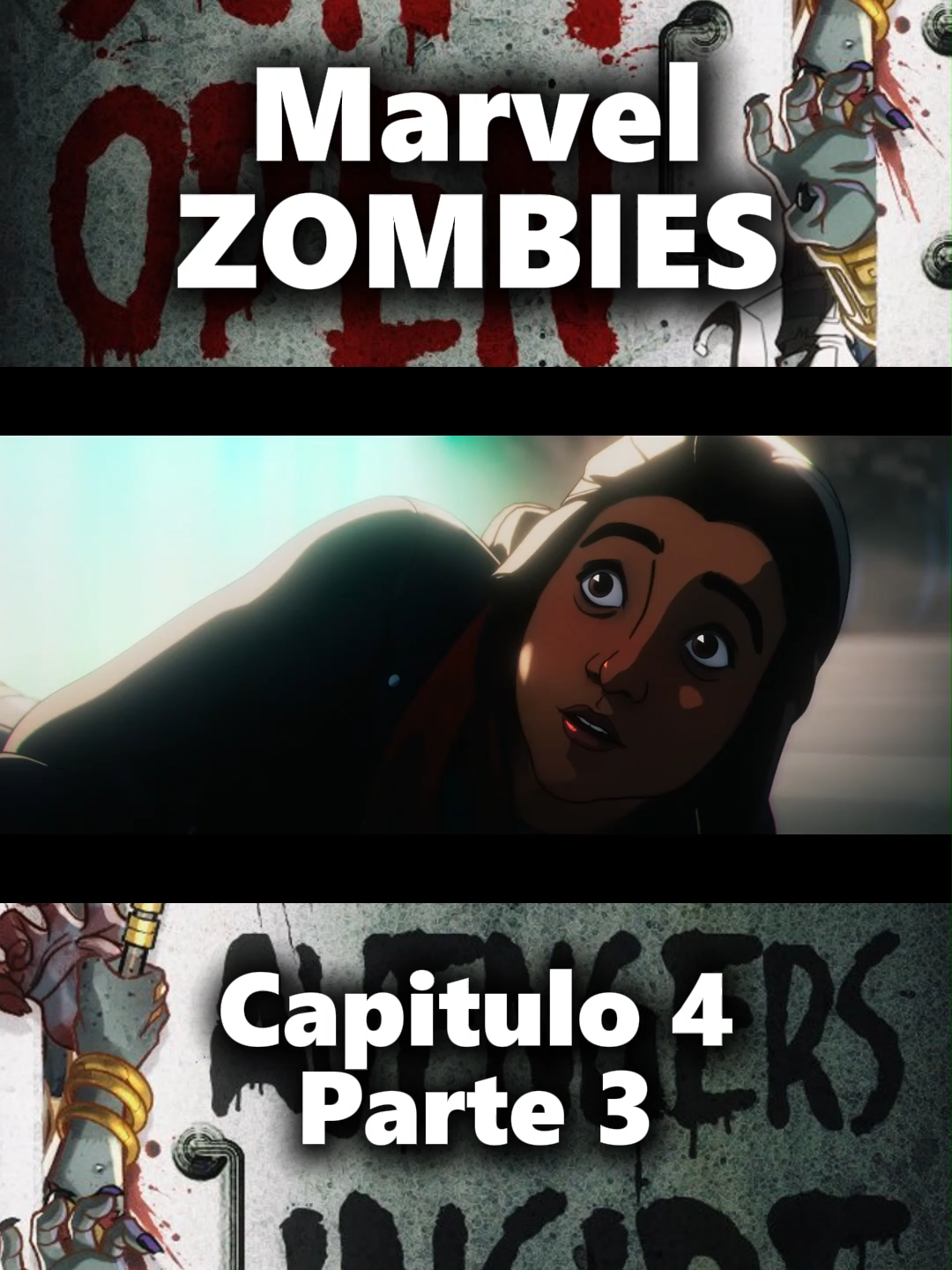 Marvel Zombies - Capitulo 4 - Parte 3 | #disney #disneyplus #serie #marvelstudios #marvelcomics #mcu #multiverso #marvelzombies #zombies #spiderman #msmarvel #katebishop #yelenabelova #redguardian #thor #baronzemo #valkyrie #valkiria #groot #rocketraccoon #antman #scottlang #tchalla #blackpanther #blackwidows #whitewidow #ririwilliams #shangchi #jimmywoo #blade #moonknight #okoye #namor #scarletwitch #captainamerica #capitanamerica #captainmarvel #capitanamarvel #hawkeye #ikaris #thanos #abomination