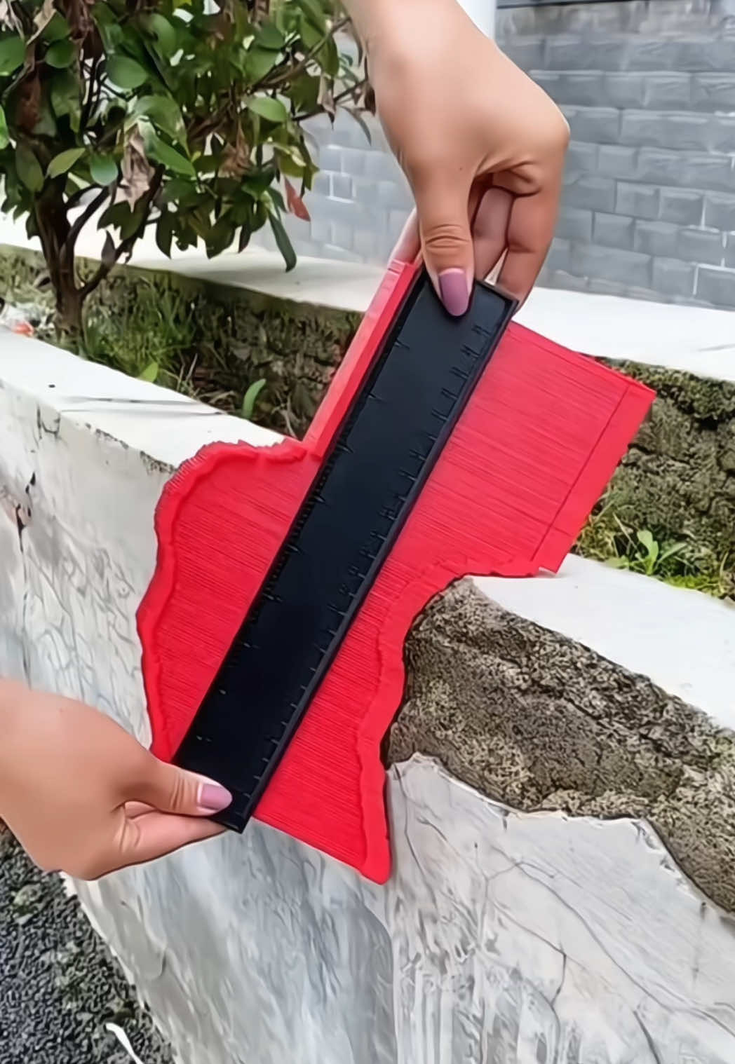 Régua de Contorno Gabarito Copiador