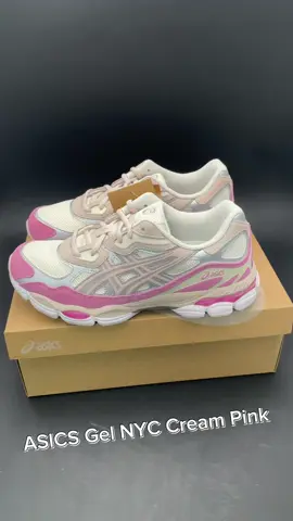 Cop or Drop?  ASICS Gel NYC Cream Pink 👟 #fyp #unboxing #sneakers #asics #nyc 