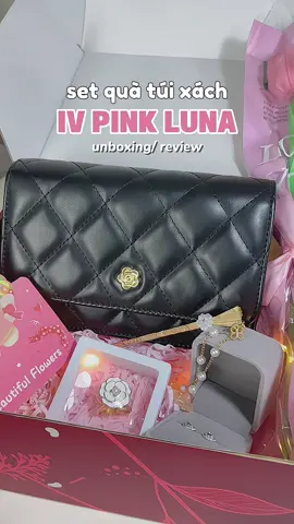 Set quà xinh iu dành tặng cho các nàng dịp 20/10 này - Set quà túi xách IV PINK LUNA💓#etsylationvn #ivluna #boxgift #quatang2010  #setquatangbangai 