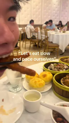 “Let’s eat slow and pace ourselves” 🤨 #dimsum #divabrothers #nyc @Connor Bee @james @sungjae 