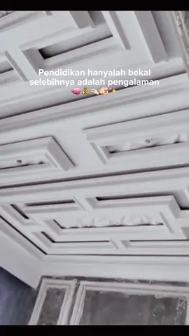 Alhamdulillah done 1 ruang tamu + 2 kamar 😇 #plafongypsum #gypsum #profilgypsum #plafonminimalis #rumahidaman 