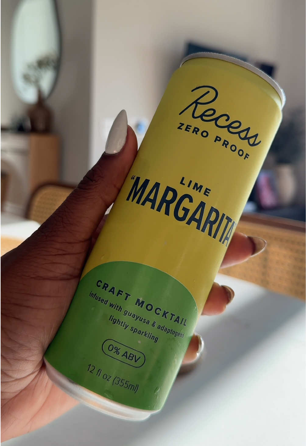 Mocktail vibes with Recess! The perfect options for when you want to wind down and vibe but not drink alcohol! #mocktail #recessdrink #mocktails #fall #zeroproof 