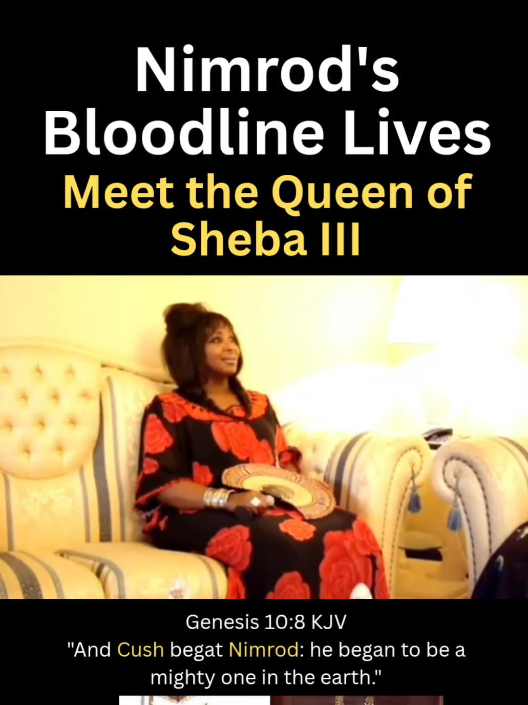 Nimrod the son of Cush aka Nubia, had close ties with Ancient Kemet /  Egyptian pharaohs. The Biblical King Solomon and Queen Sheba aka Makeda in Ethiopian tradition also had historical ties.  #africa #BlackTikTok #blackhistory #ancientegypt #hebrewisraelite 