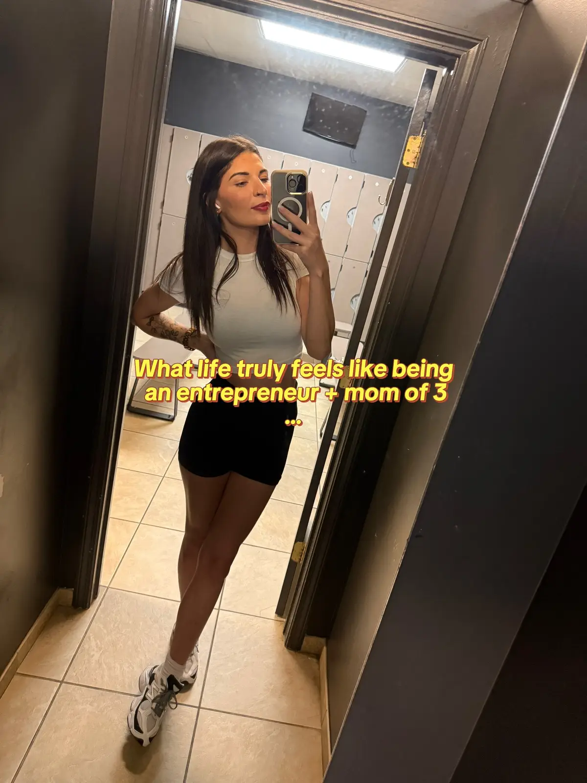 Life be crazy.  But also so damn beautiful. In the messy middle of motherhood and business all at once. #momsinbusiness