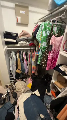LIFE = CHANGED #homeorganization #closet #closetcleanout #organizedcloset #beforeandafter 