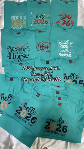 2026 Color of The Year Tshirt !! Family set na din , super affordable lang neto . Ganda pa ng quality promise ! #familyshirt #newyear2026 #coloroftheyear #newyearshirt #fyp 