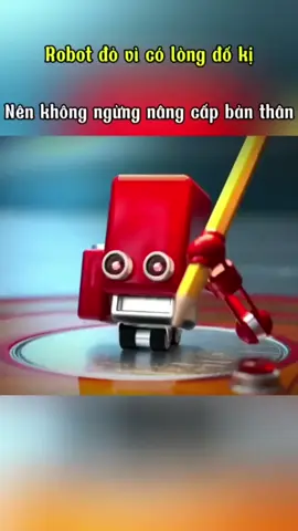 Robot đỏ không ngừng cải thiện bản thân #cartoon #hoathinh 