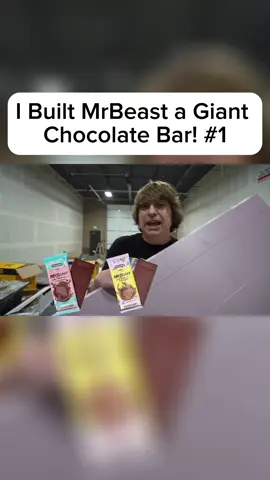 I Built MrBeast a Giant Chocolate Bar! #mbeem10#matthewbeem #beemteam#mrbeast#feastables#feastibles #mrbeast#night#Chocolate