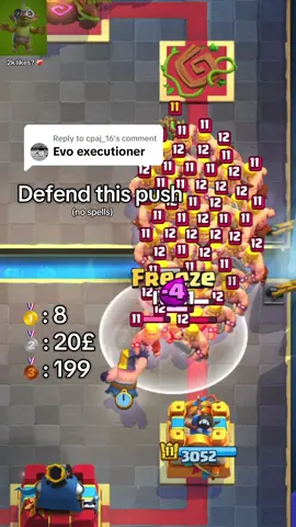 Replying to @cpaj_16 Can Evo Executioner defend this push? 🤔 #clashroyale #clashroyaledaily #clashroyalemoments #clashroyalememes 