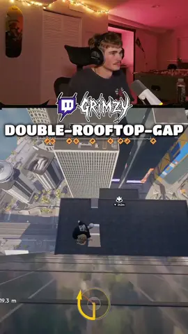 INSANE Double building gap in Skate! Sponsor me ?@skate. #fyp #skate #easkate #skate4 #gaming 