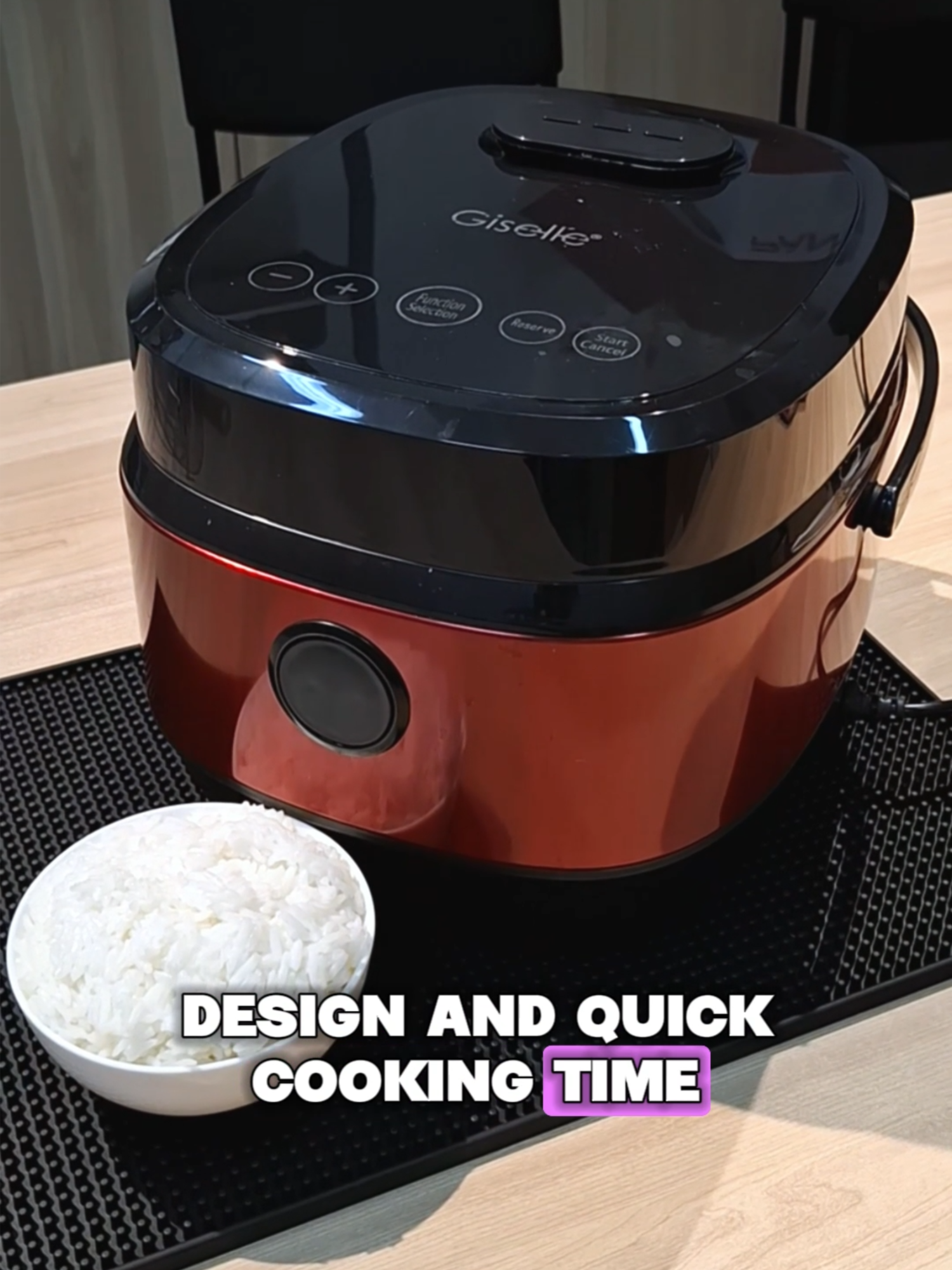 ✨One bowl of low-sugar rice = a lighter, healthier life✨ With Giselle’s Low Sugar Rice Cooker, eating healthy has never been easier 🍚💖 #lowsugar #healthy #rice #Tiktokshop #healthylife