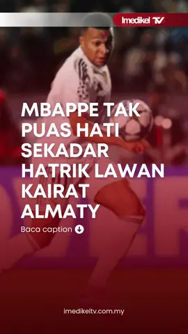 ALMATY, KAZAKHSTAN: Kylian Mbappe menegaskan bahawa dia ‘boleh menjaringkan lebih banyak gol’ selepas mencetak hatrik dalam kemenangan besar 5-0 Real Madrid ke atas Kairat Almaty dalam aksi Liga Juara-Juara. Memetik laporan Agensi menerusi Berita Harian, Real Madrid bermula agak perlahan tetapi Mbappe membuka jaringan menerusi sepakan penalti pada separuh masa pertama sebelum menambah gol kedua selepas rehat. Penyerang antarabangsa Perancis itu melengkapkan hatrik pada minit ke-73 sebelum Eduardo Camavinga dan Brahim Diaz turut mencatat nama sebagai penjaring – memastikan dua kemenangan daripada dua perlawanan setakat ini buat skuad bimbingan Xabi Alonso. “Sebagai pemain seperti saya, jika ada lima peluang, saya patut jaringkan lima gol,” kata Mbappe. “Saya menjaringkan tiga gol pada hari ini tetapi saya boleh jaringkan lebih lagi. Saya akan terus bekerja untuk lebih klinikal di depan gol.”