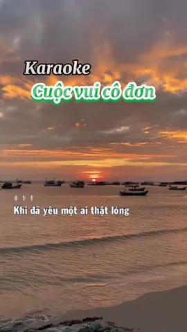 Karaoke : Cuộc vui cô đơn #karaoketiktoks🎤 #cuocvuicodon #vailral_video #xuhuong 