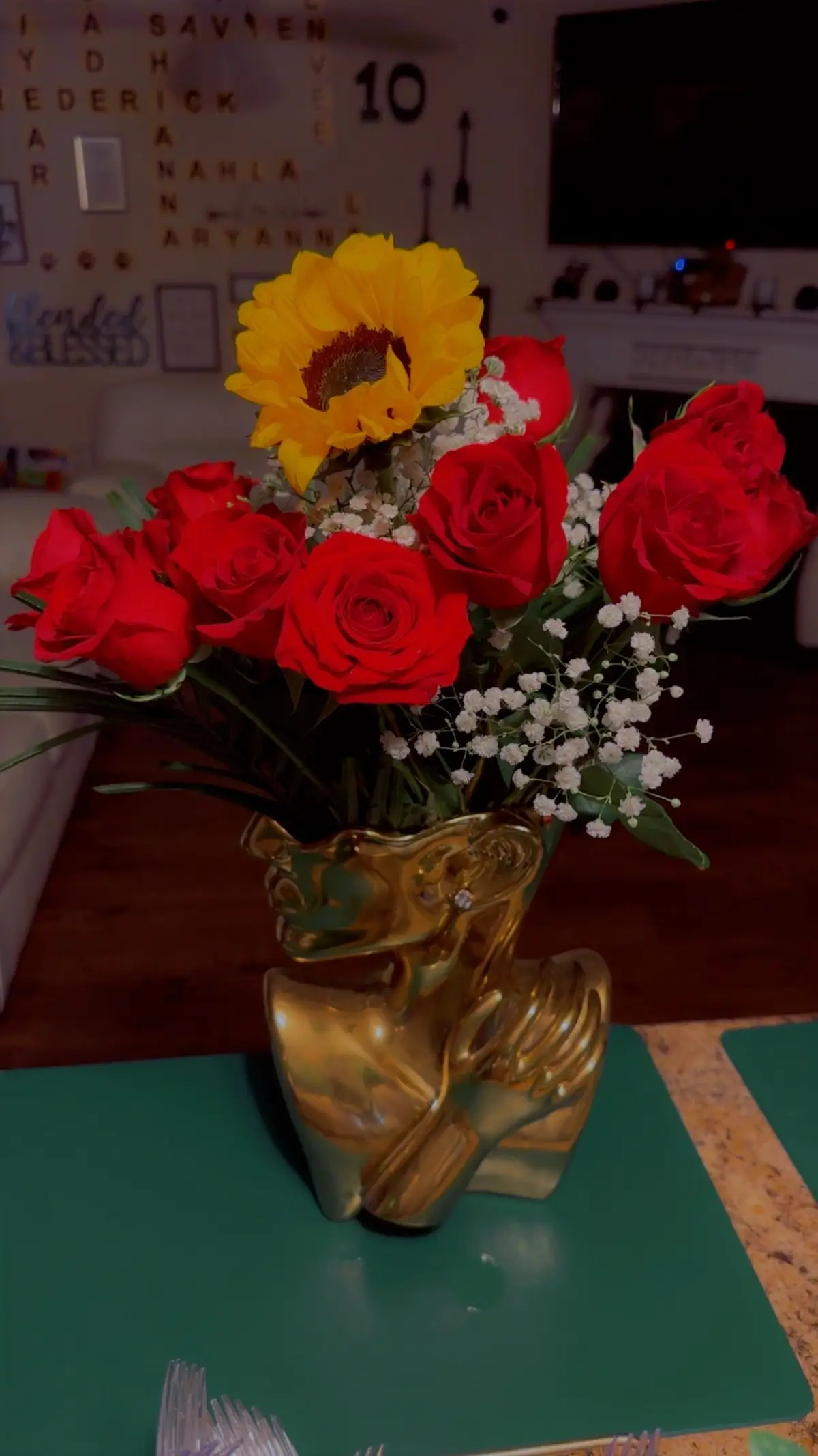 Just because….Thank you baby😘 @Rick 