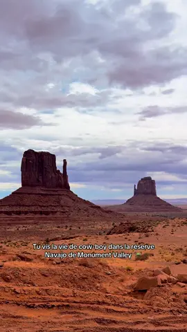 Galoper dans la réserve Navajo de Monument Valley 🤠✅ #usaroadtrip #monumentvalley #horse #cowboy 