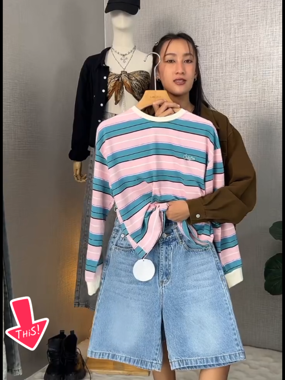 #กางเกงขาสั้นยีนส์ #ขาสั้นทรงตรง#กางเกงยีนส์ #ติดเทรนด์วันนี้ 