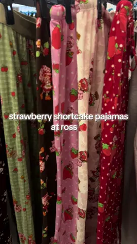 the softest & cutest pj’s ever.  @Ross Dress for Less 🍓🤎 #ross #rossfinds #strawberryshortcake #fyp 