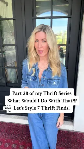 Part 28 of my Thrift Series called “What Would I Do With That?!?Where I show you how I rework, upcycle or style secondhand finds!  Today I have 7 thrift finds for you! #upcycledhome #repurpose #thrifting #sustainable #nolandfill                                       @austingoodwill 