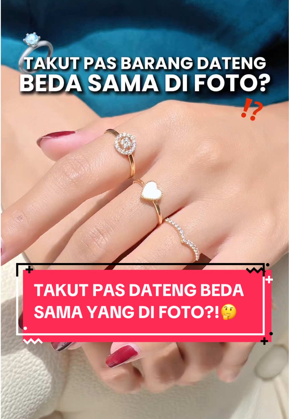 Jadi kamu ga usah ragu lagi ya!  Karena di Semar Nusantara sudah terpercaya sejak tahun 1969🥰 Mau cincin cantik ini juga? Cek keranjang kuning sekarang!!  #cincinemas #PromoGuncang1010 #WIBGAJIAN #GAJIANSALE #semarnusantara 
