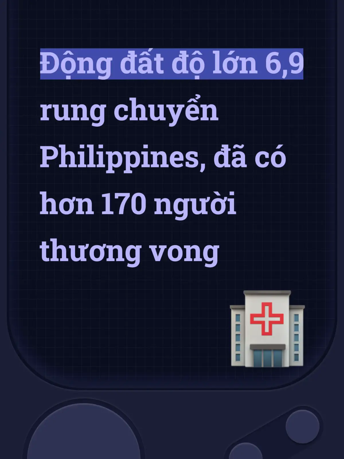 Theo Hãng tin AFP, ít nhất 26 người đã thiệt mạng và 147 người khác bị thương do trận động đất mạnh 6,9 độ làm rung chuyển khu vực miền Trung Philippines tối 30-9. #philippines #longantv #mcv #tiktoknew #new 