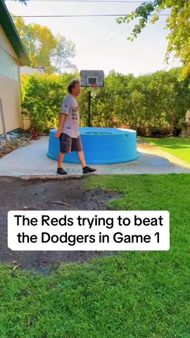 The Reds versus the Dodgers game 1 of the Wild Card. #badnapoleon #MLB #baseball 