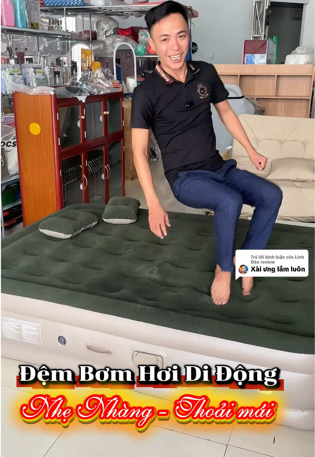 Trả lời @Linh Đào review nếu cảm thấy ưng quá rồi hãy sắm cho mình 1 cái để tiện đi du lịch nào 🥰 #dembomhoi #demgapgon #changagoidem #tienichcuocsong #modofo  @Chú Toản Chân Đất 