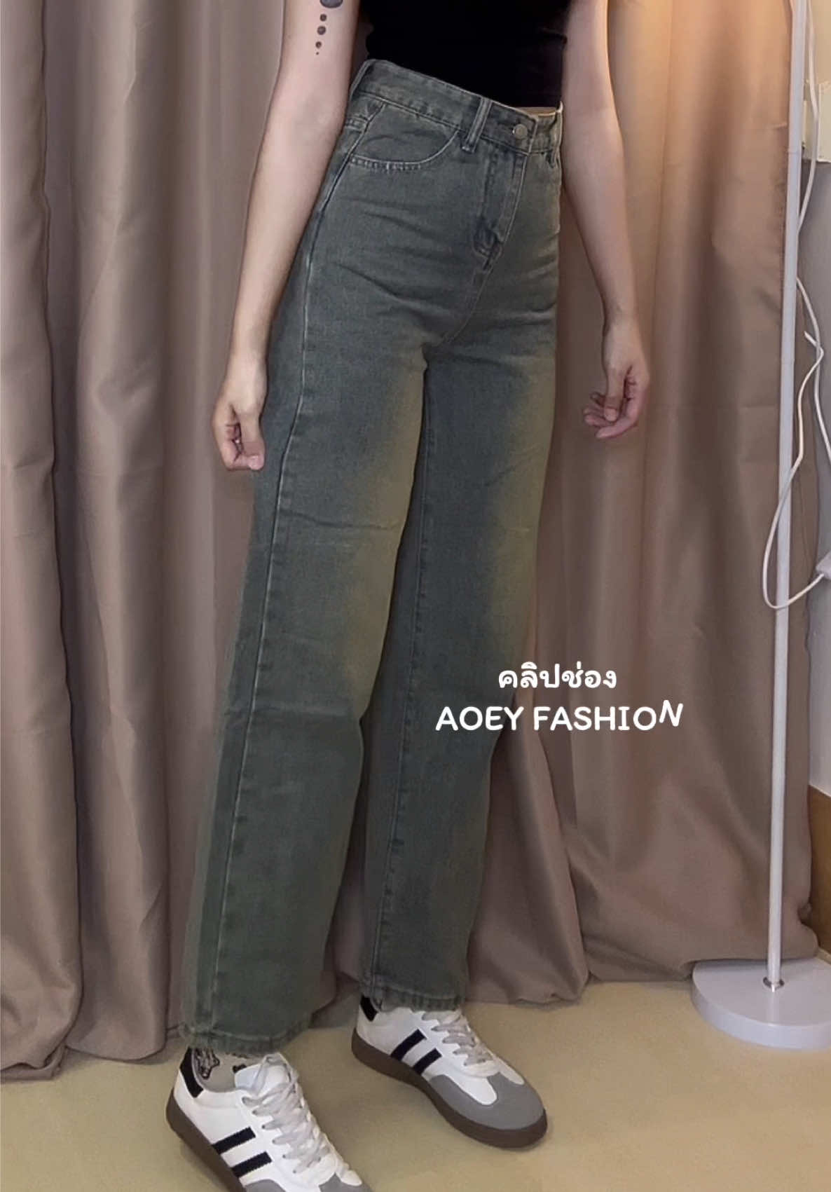 กระบอกเอวสูง สีสนิมนัวๆ🫶🏻#กางเกงยีนส์ #กางเกงยีนส์สีสนิม #กางเกงยีนส์เอวสูง #กางเกงยีนส์ทรงกระบอก 