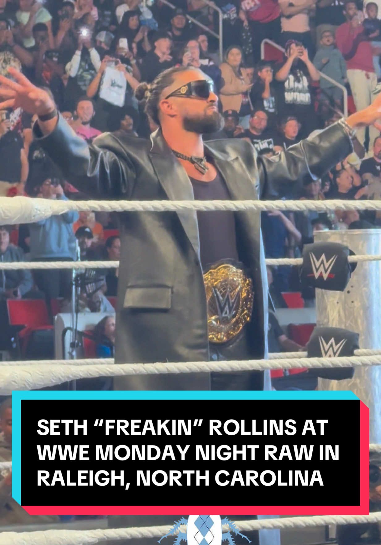 Seth “Freakin” Rollins arriving at WWE Monday Night RAW in Raleigh, NC @WWE @WWE on NETFLIX @WWEonFOX  #SethRollins #SethFreakinRollins #WWE #Wrestling #WrestlingTikTok 