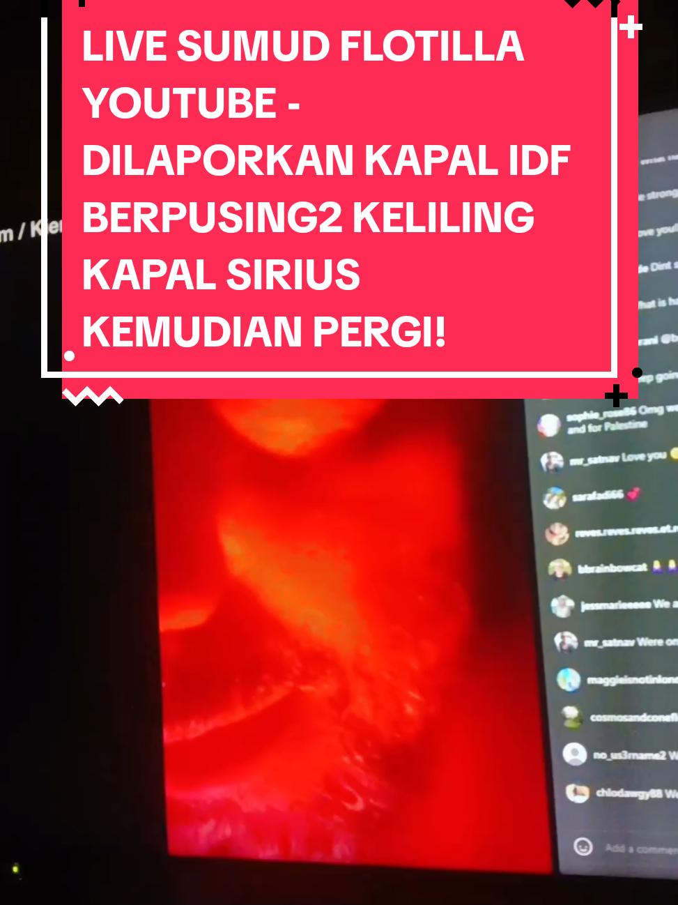 IN SHAA ALLAH KITA & MEREKA AHLI2 MISI BOLEH KALAHKAN ISRAHELL KRN KITA ADA ALLAH! ALLAHUAKBAR! LISTEN PROPERLY TO WHAT THIS MAN FROM THE FLOTILLA SAYS, YA PEOPLE.. MAKE DOA FOR MY HUSBAND @zulfadhli khiruddin  AND ALL CREWS ON BOARD IN THIS MISSION @Global Sumud Flotilla Doakan agar ahli-ahli misi Flotilla terus kuat & selamat dalam perjuangan ini. 🌊🤲 Ameen.. Hasbunallah waniqmal wakil.. Niqmal maula waniqmannasir.. #ALLEYESONGAZA  #GlobalSumudFlotilla #FREEPALESTINE #FromTheRiverToTheSea #SolidarityWithGaza      