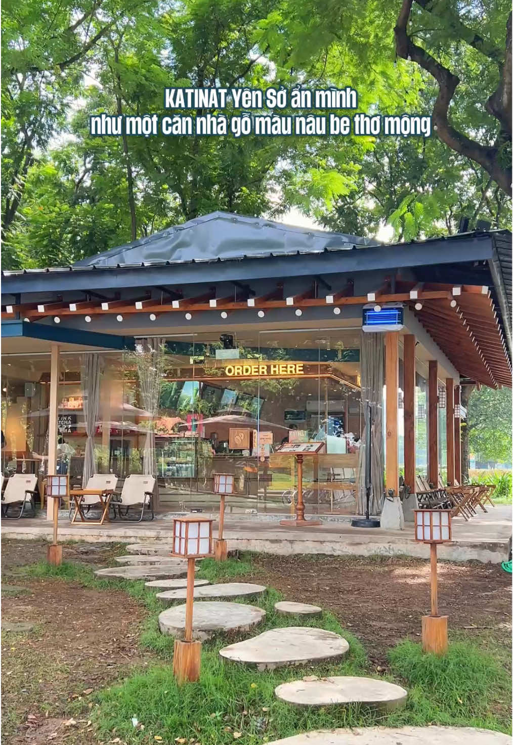 Giữa không gian xanh mát của Công Viên Yên Sở, KATINAT đợi Katies ghé chơi 🌤️ #KATINAT #Katies #HaNoi #katinatcongvienyenso 