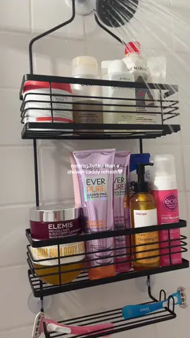The best feeling✨ #shower #organization #fyp #showerproducts #aesthetic 