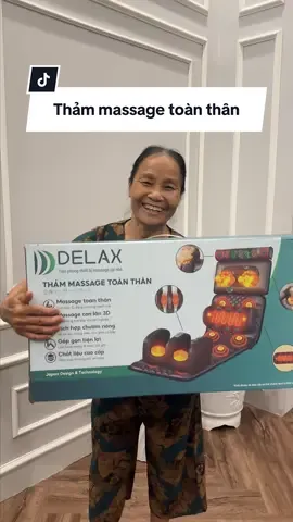 Tặng bố mẹ cái đệm massage toàn thân này thì quá ok #demmassagetoanthan #delax #thammassage #thammassagetoanthan 