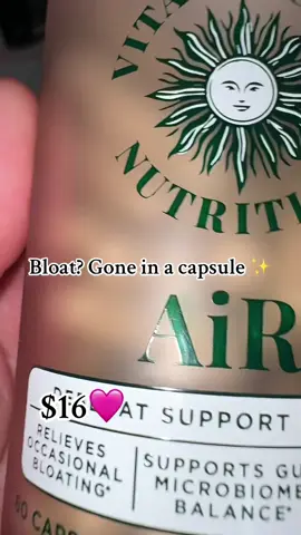 @Vital Source Nutrition #supplementsthatwork #tiktokfalldealsforyou #giftidea #holidayhaul #giftsforher Meet your new daily essential for a happy gut 🌿. AiRi Debloat Capsules help relieve occasional bloating, support your microbiome balance, and keep you feeling comfy all day long. 💖 