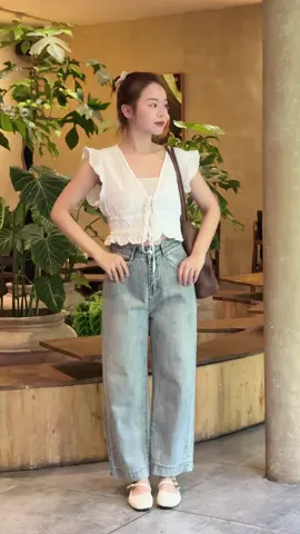 Quần jean suông lai 4 phân dài 90cm dành riêng cho nấm lùn 1m50 #ledaquanjean #quanjeannamlun #quanjeanongsuong #thoitrangnu #quanchonamlunm5 