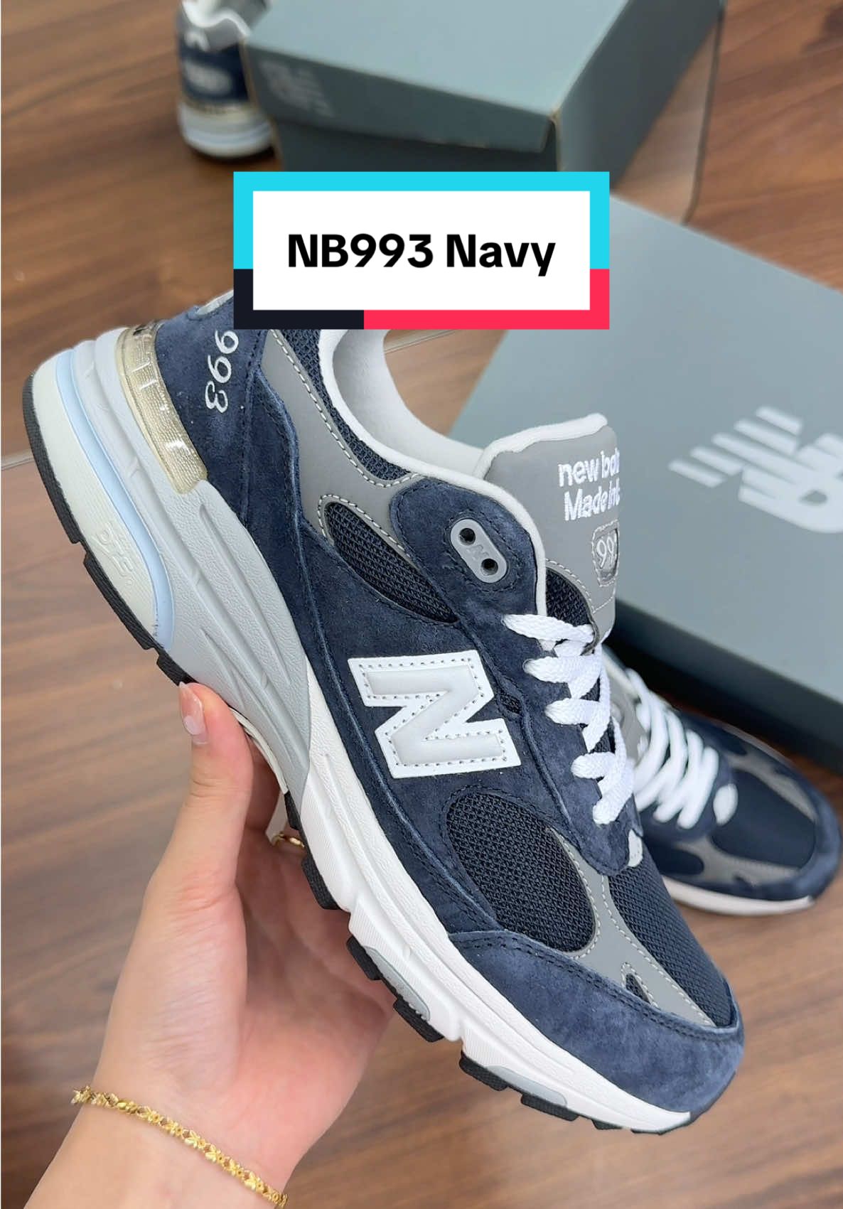 NB993 Navy #sneakers #sneakerlagiay #viral #giày #nb 