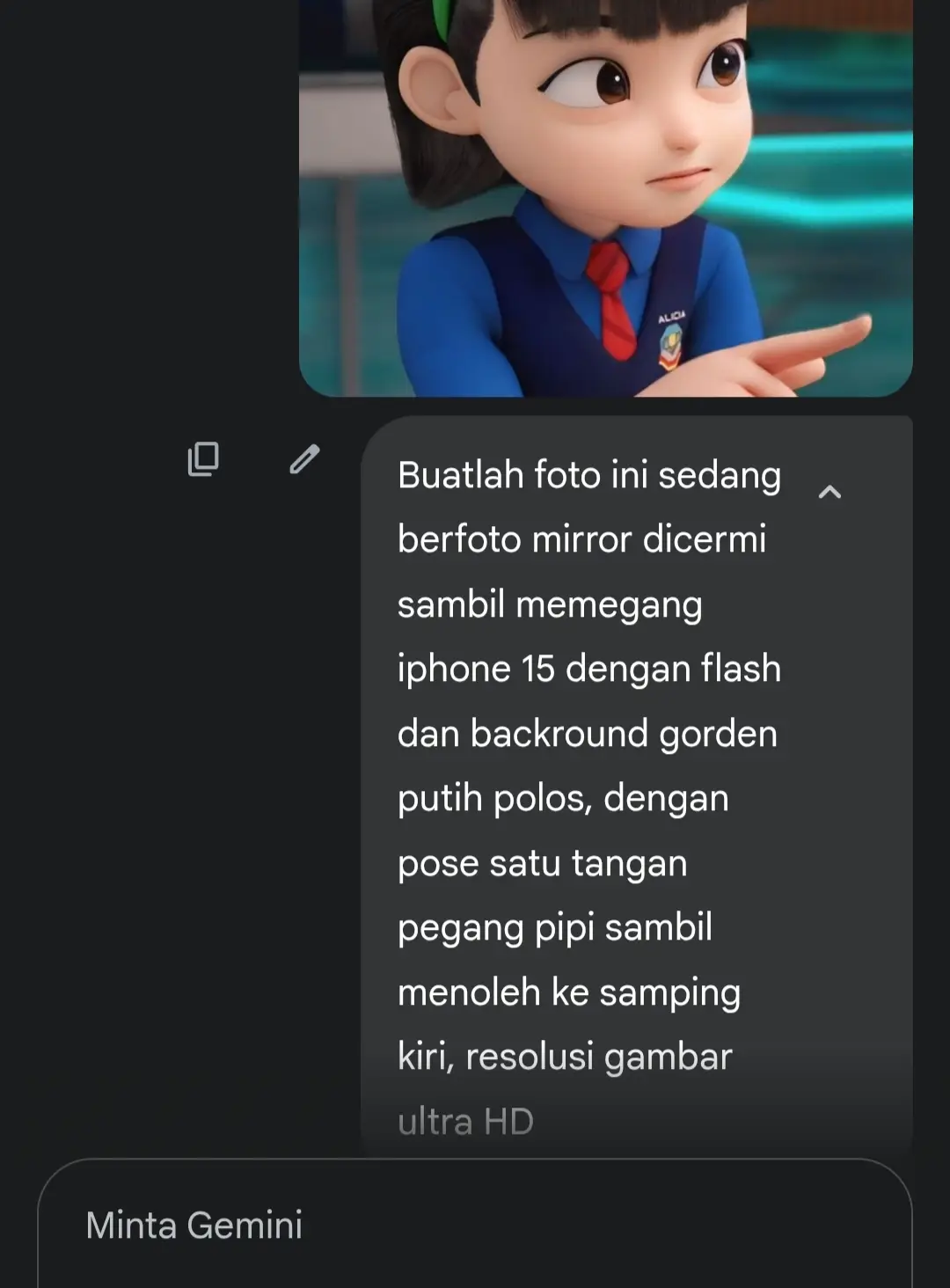 untuk prompt nya sesuaikan dengan selera kalian aja, nggak perlu sama juga gapapa, asalkan mudah dimengerti bahasanya😊👌 #alicia #ejenali #eatm2 