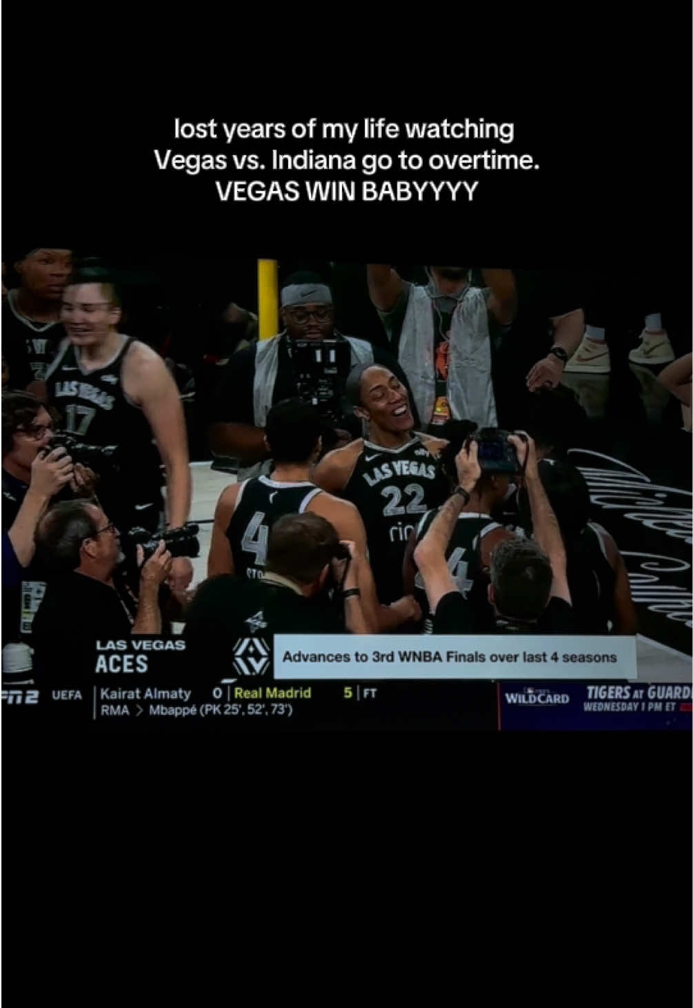 what a freaking series this was @Las Vegas Aces 😅 #WNBA #ajawilson #lasvegasaces #womenssports #basketball 
