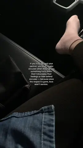 don’t lose respect. 