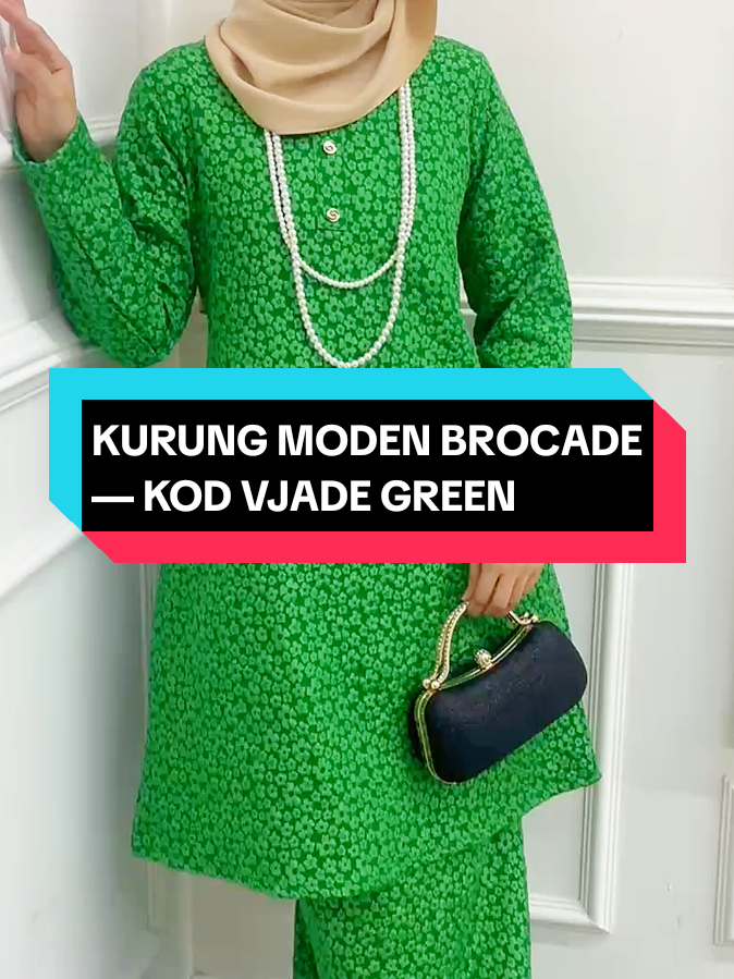 Lawa aihh warna hijau nii🫣. meh la korang usha², ade yg berkenan trus checkout😘 #kurungbrocade #KurungModen2026 #kurungmoden #raya2026 #bajukurungmoden 