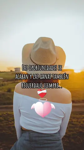 Aprovecha las oportunidades cuando se presenten y no siempre habrá el momento de volver hacia ello #tiktok #disfrutalosmomentos #ganasdevivir 