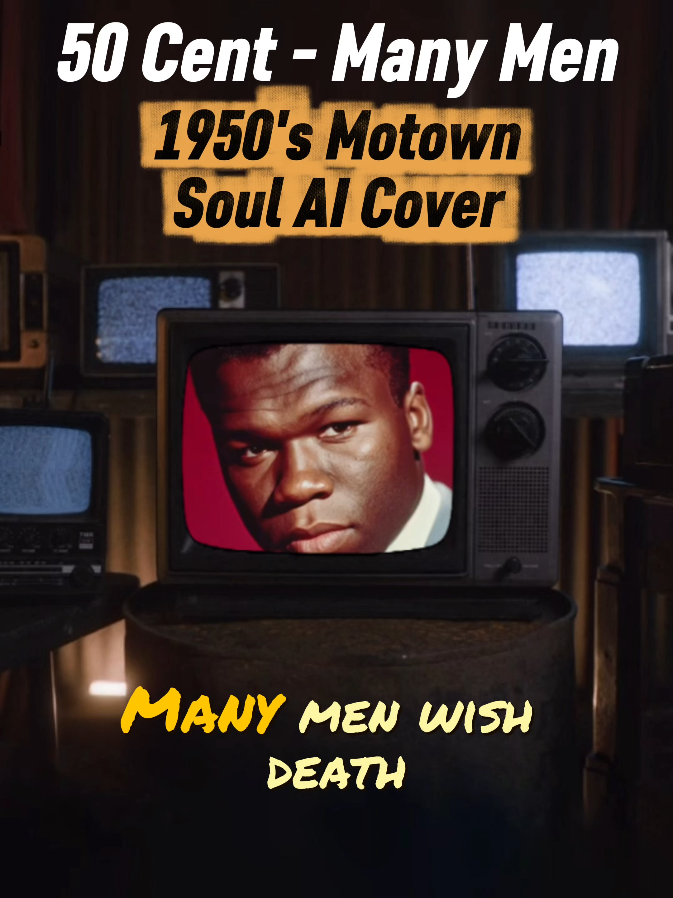 Step into a world where the streets hum with a different kind of tension, all set to a captivating 1950s Motown beat! Our crooner delivers a powerful narrative of perseverance against unseen forces and the challenges life throws his way. Experience a dramatic journey of one man's spirit, navigating trials and tribulations, all while staying true to his unwavering resolve. This ain't just music; it's a testament to the strength of the soul, wrapped in a melody that will move you. It's a tale of many men, and one unbreakable spirit! 🎙️💪✨ Hashtags:  #DigitalDelusion #AICover #50smusic #ManyMen #50Cent #RetroRemix #VintageVibes #SoulfulStory #DramaticNarrative #AlternateHistory #MusicParody #ClassicMelody #TimelessTunes #stayvigilant
